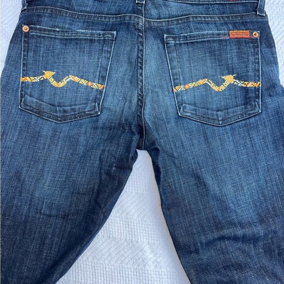 Seven for all mankind beautiful jeans low rise bootcut size 27 - Picture 2 of 12